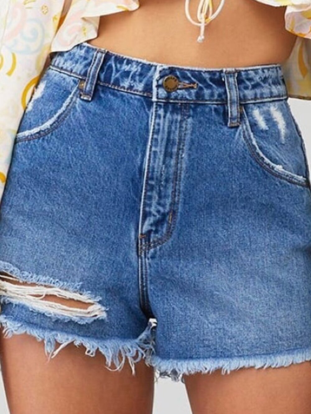 Rolla's High Rise Slim Duster Shorts